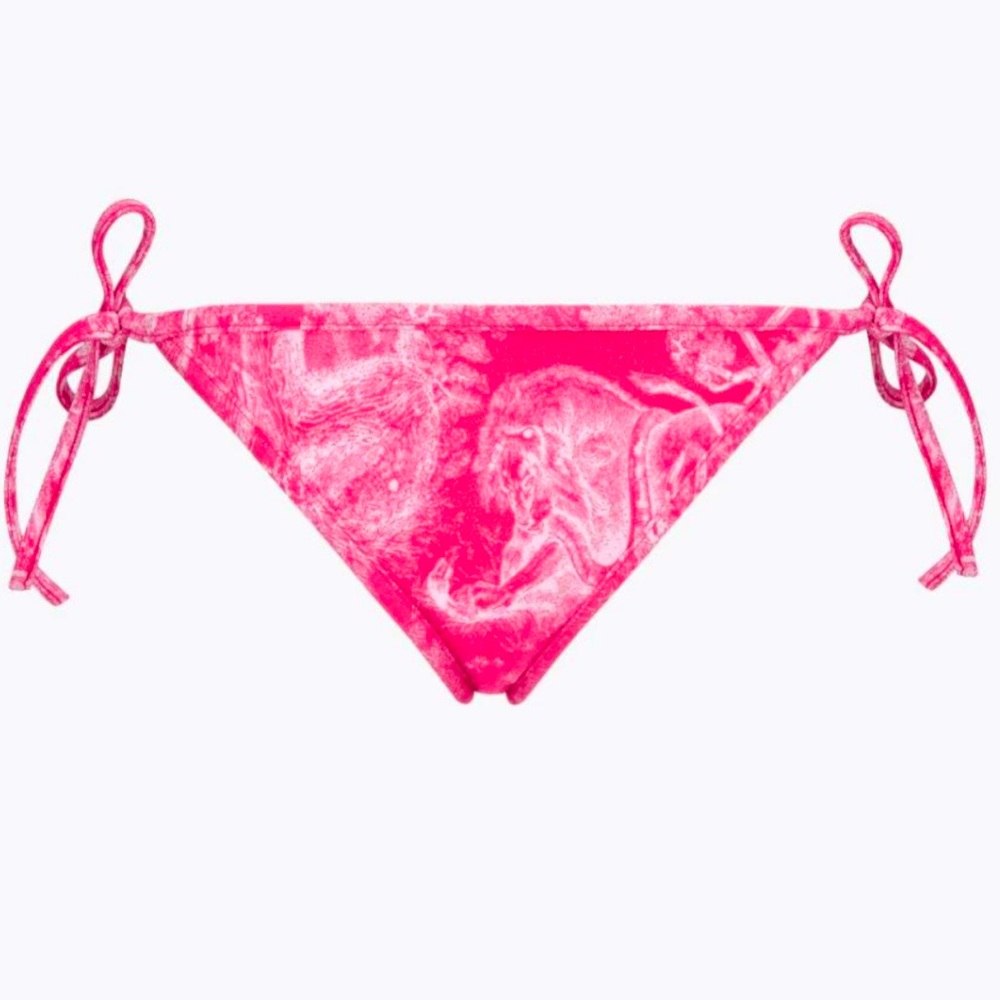 🩷 RARE DIORIVIERA BIKINI BOTTOMS 
Bright Pink with Toile de Jouy
Sauvage Motif